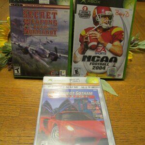 B108-Xbox 3 Games in cases-all work great